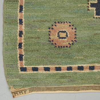 Märta Måås-Fjetterström, A CARPET, "Älgö", knotted pile, ca 127,5 x 95,5 cm, signed MMF.