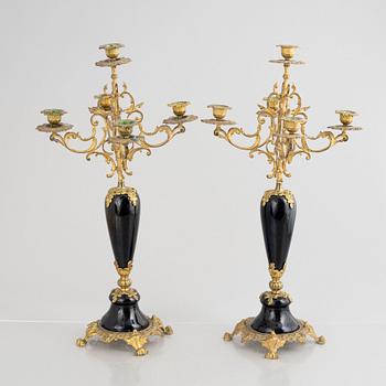 A pair of candelabras, Neo-Renaissance, circa 1900.