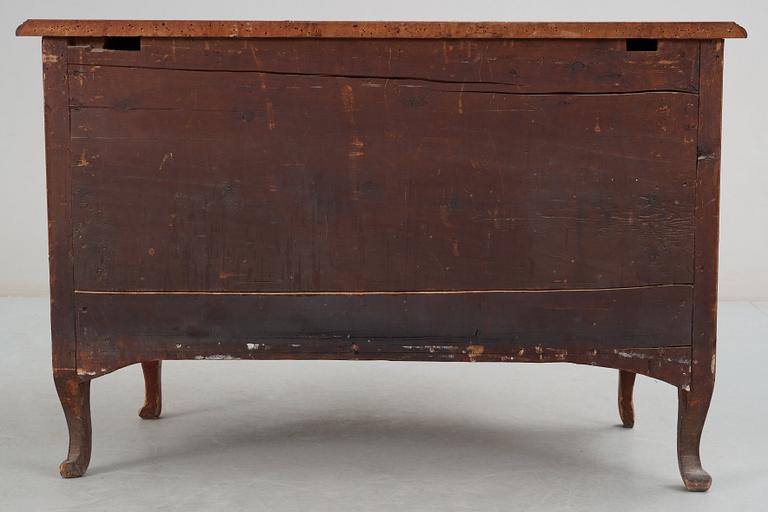 A Swedish late Baroque 18th Century commode, by J H Fürloh.