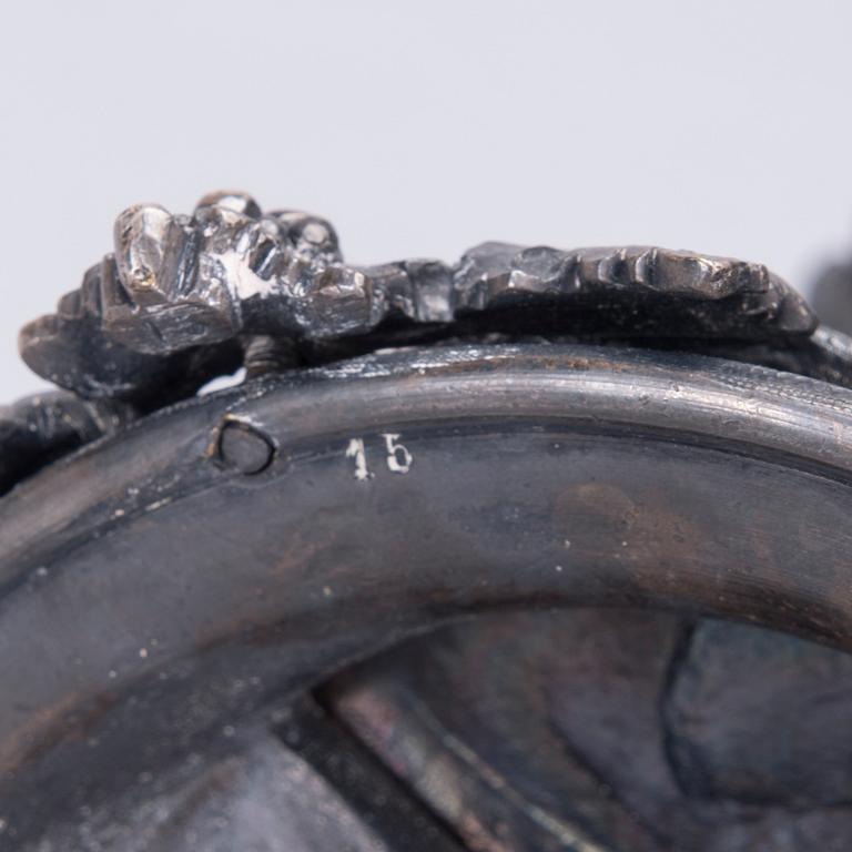 BORDSLAMPA, mässing, 1800-talets slut.