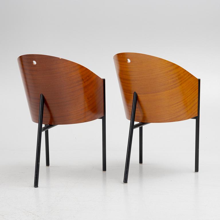 Philippe Starck, chairs, 7 pcs, "Costes", Aleph, Driade, Italy.