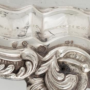 A Spanish Silver Rococo-Style Tray, 20th century.