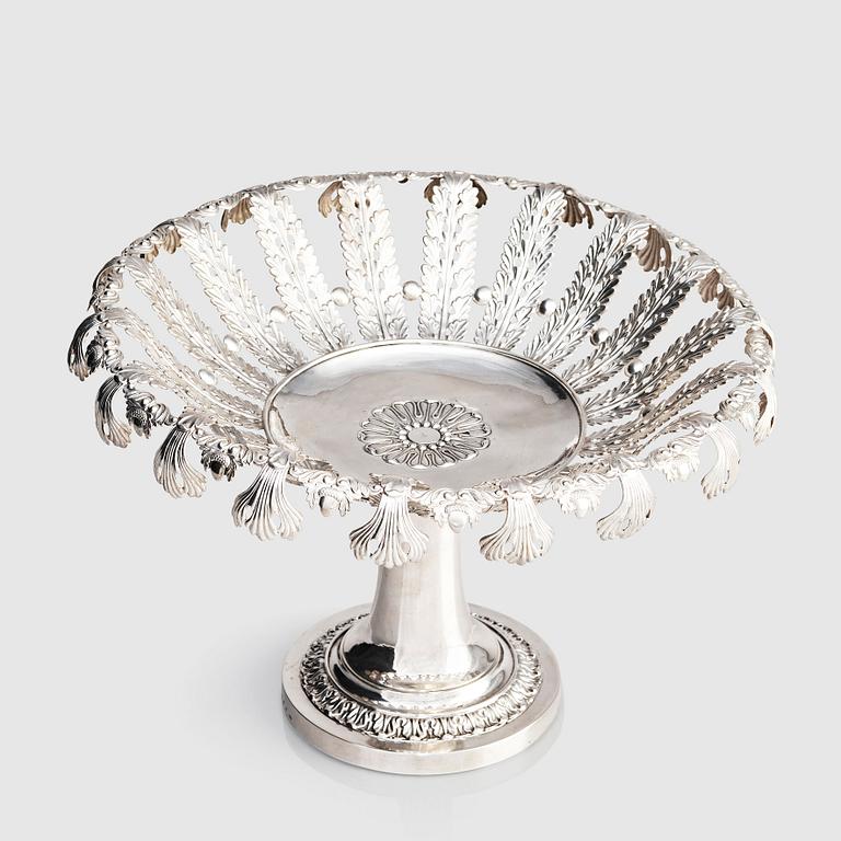 Adolf Zethelius, tazza, silver, Stockholm 1831.