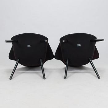 Charles Eames & Eero Saarinen, tuoleja 3 kpl "Organic Chair" Vitra.