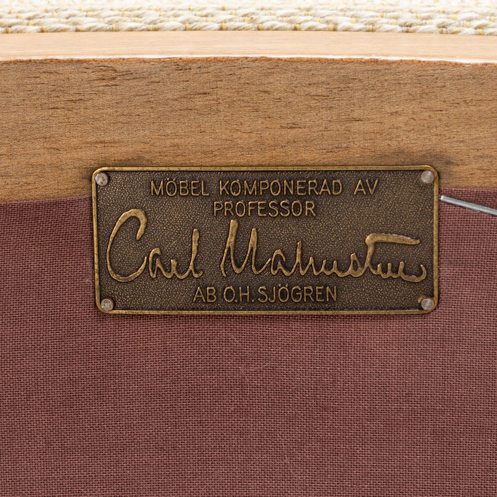 Carl Malmsten, a 'Vår Fru' armchair, second half of the 20th century.