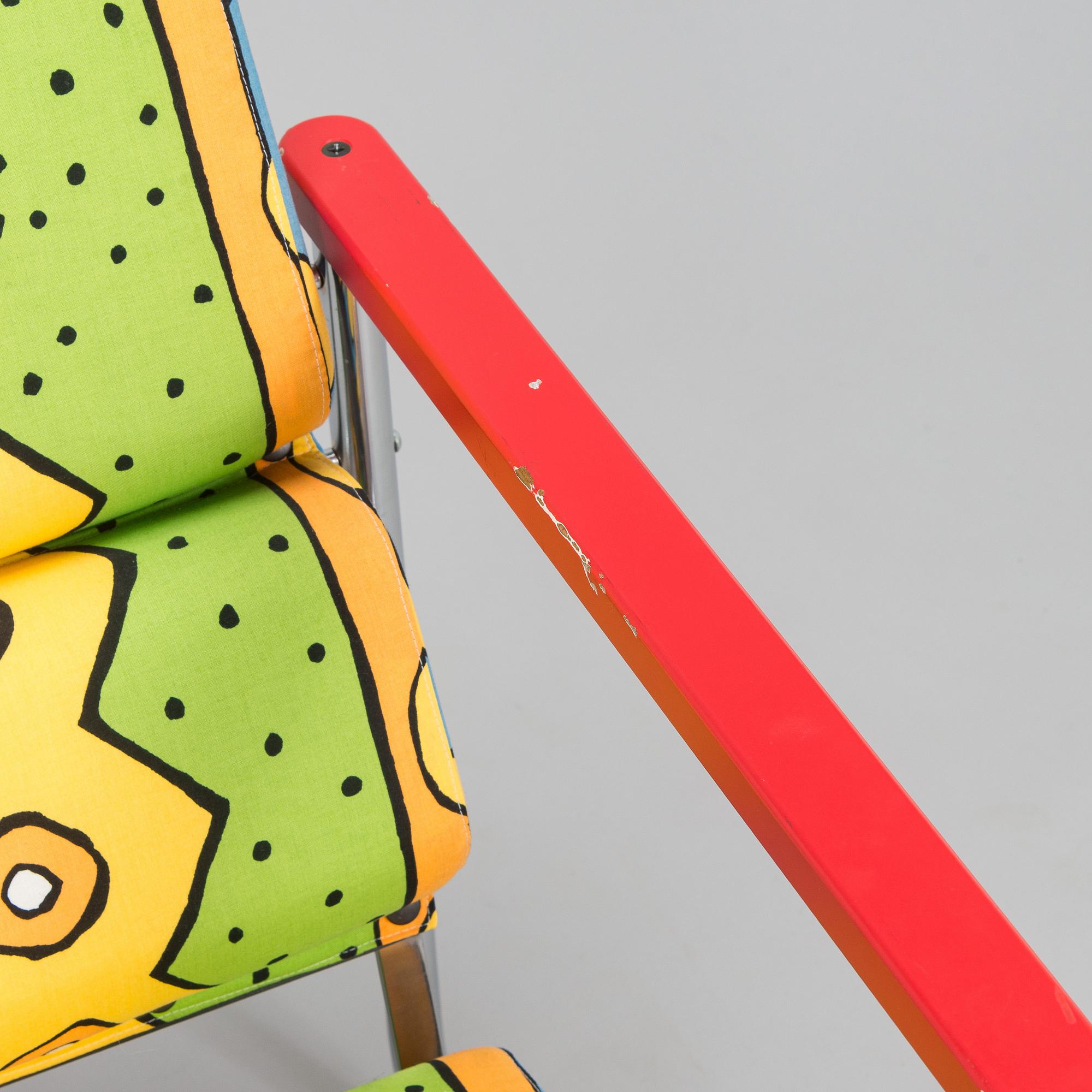 Yrjö Kukkapuro, Nojatuoli, "Experiment", Avarte, 1980-luku.