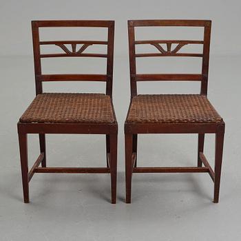 Carl Malmsten, stolar, ett par, Swedish Grace, Stockholm 1920-tal.
