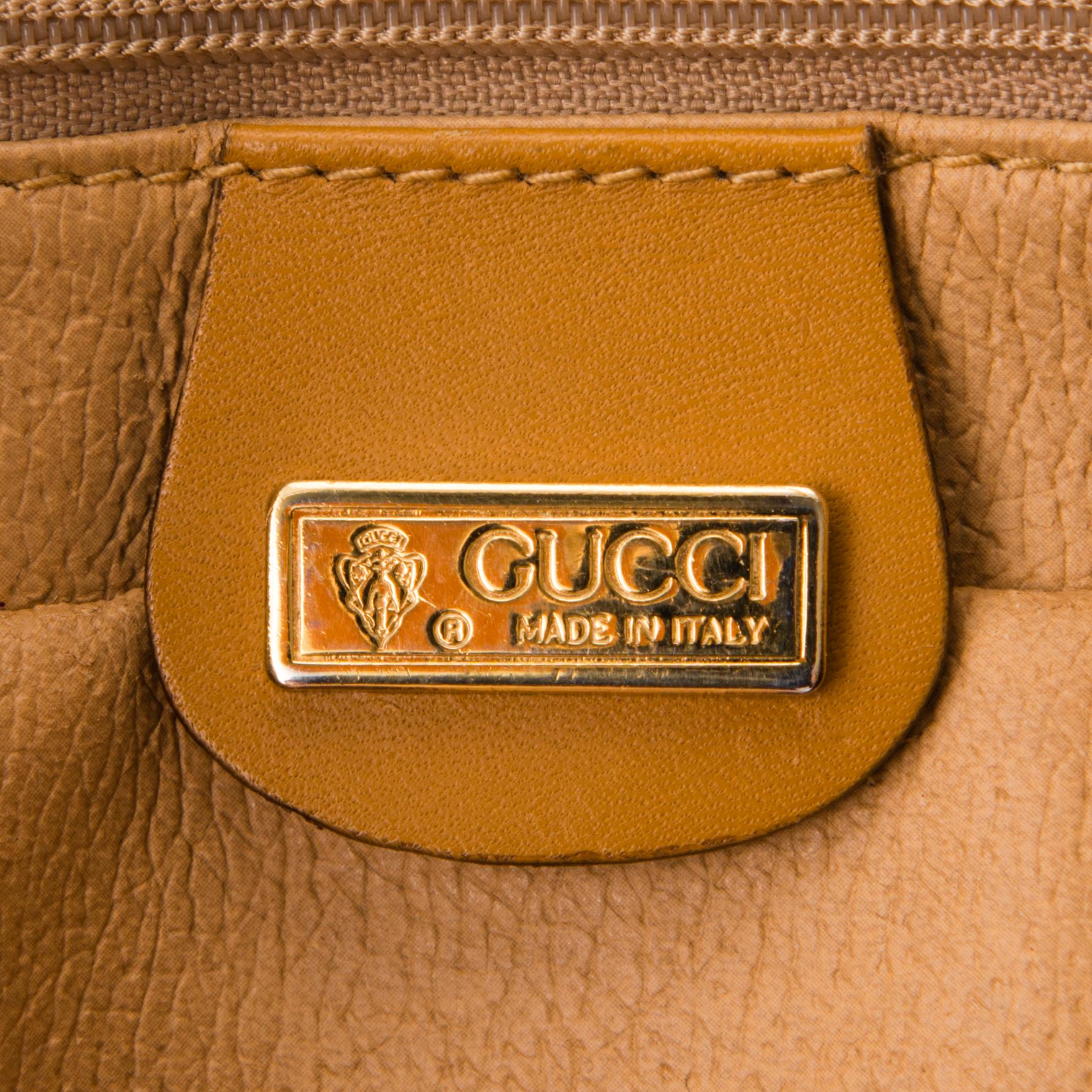 GUCCI Vintage Micro Monogram Cross Body Bag.