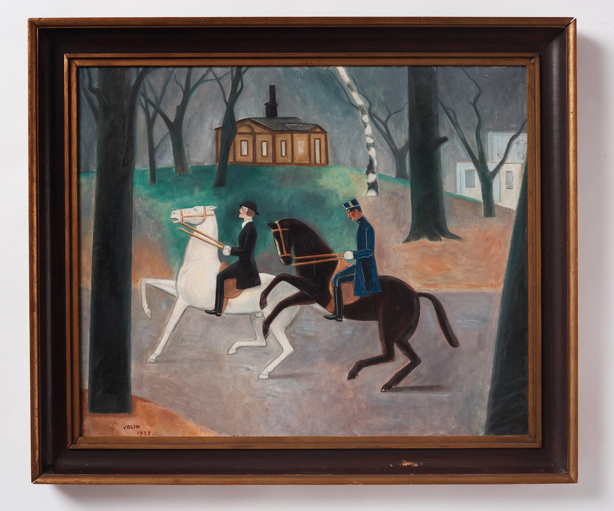 Einar Jolin, "Ryttare på Djurgården".