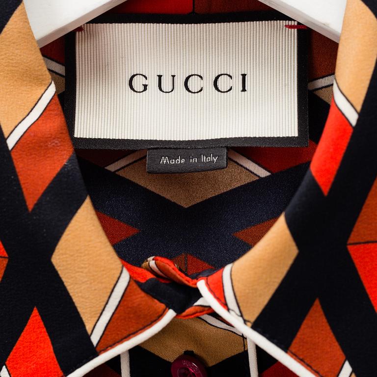 GUCCI, blus, italiensk storlek 40. 2018.