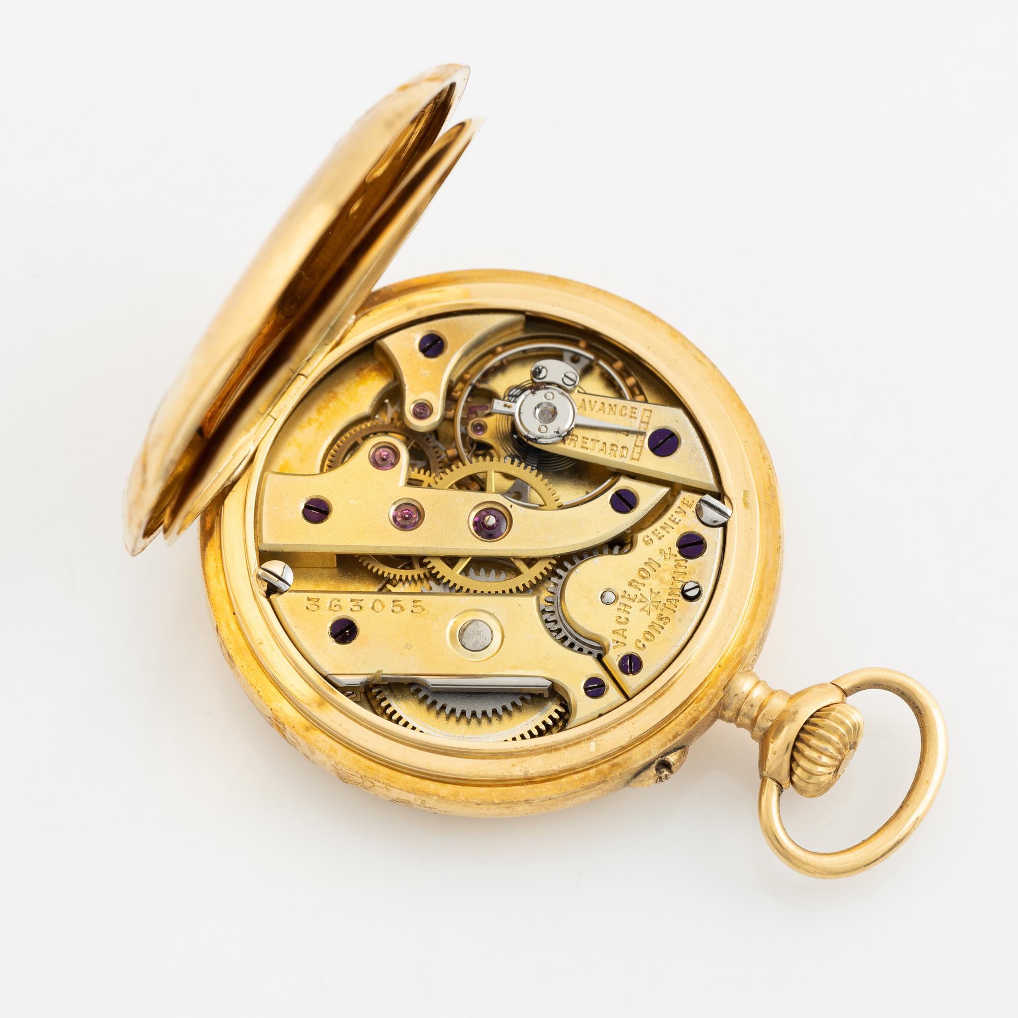 Vacheron & Constantin, Genève, 18K guld, fickur, 32 mm.