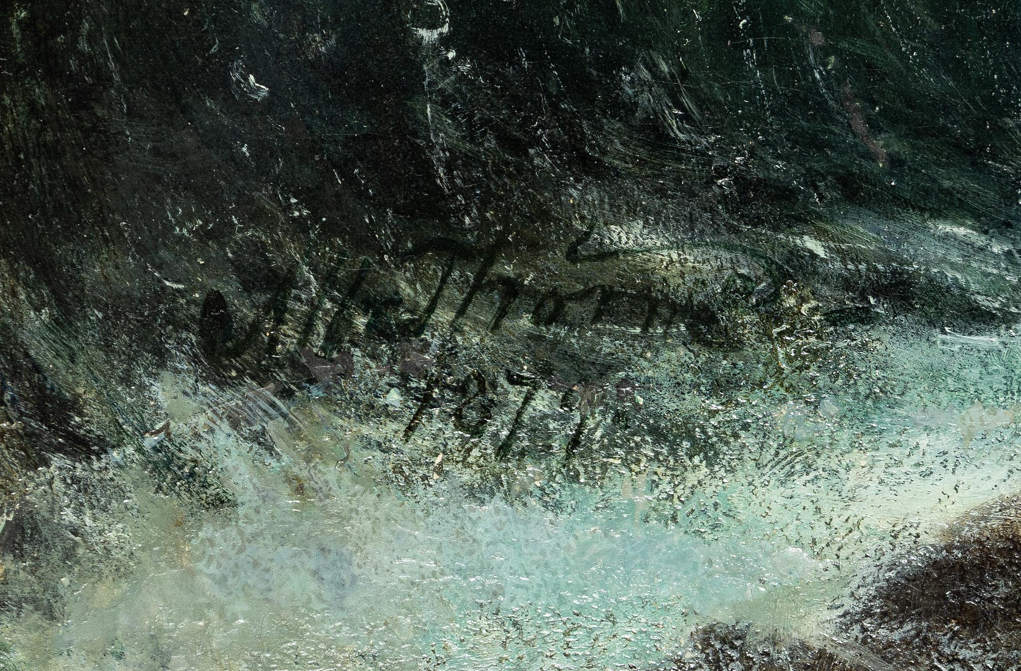 Alfred Thörne, Stormy sea.