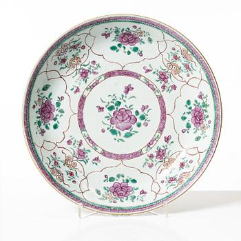 A porcelain dish. Probably Samson, France, 19th Century.