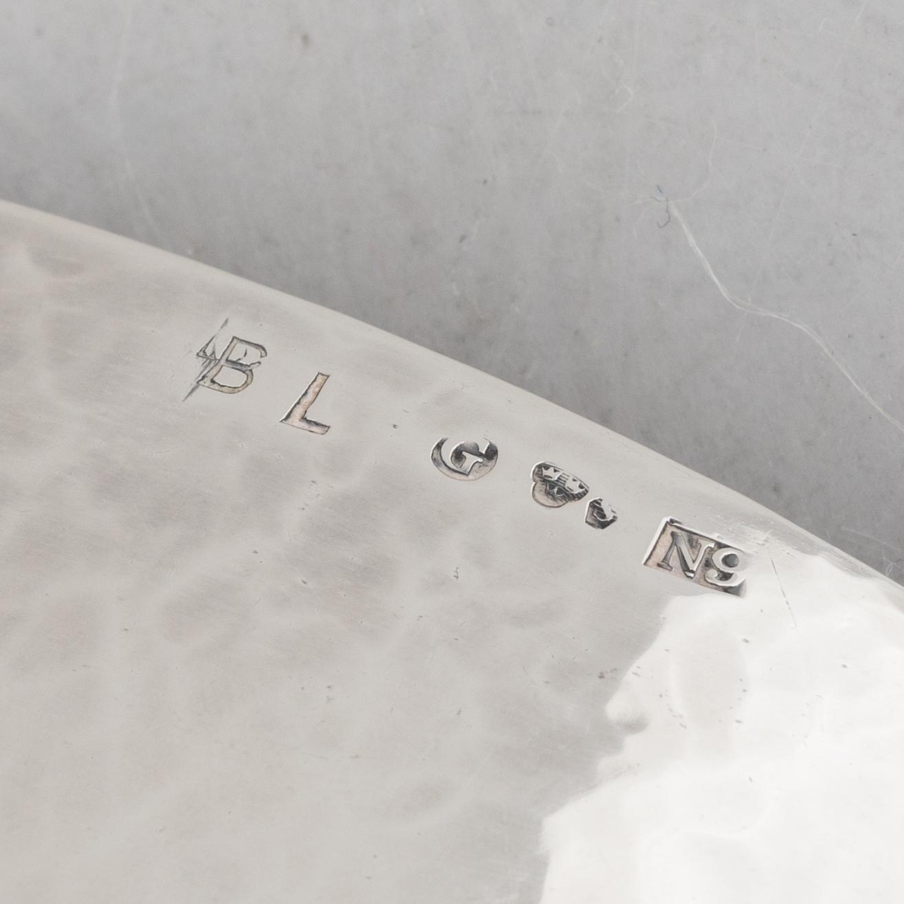 Two small bowls, silver, Stamped BL Gothenburg 1963.