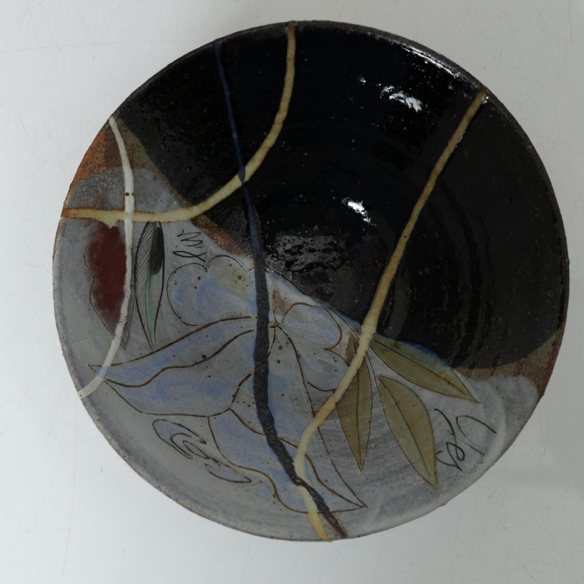 Eva Bengtsson, a stoneware bowl, own studio, Frillesås.