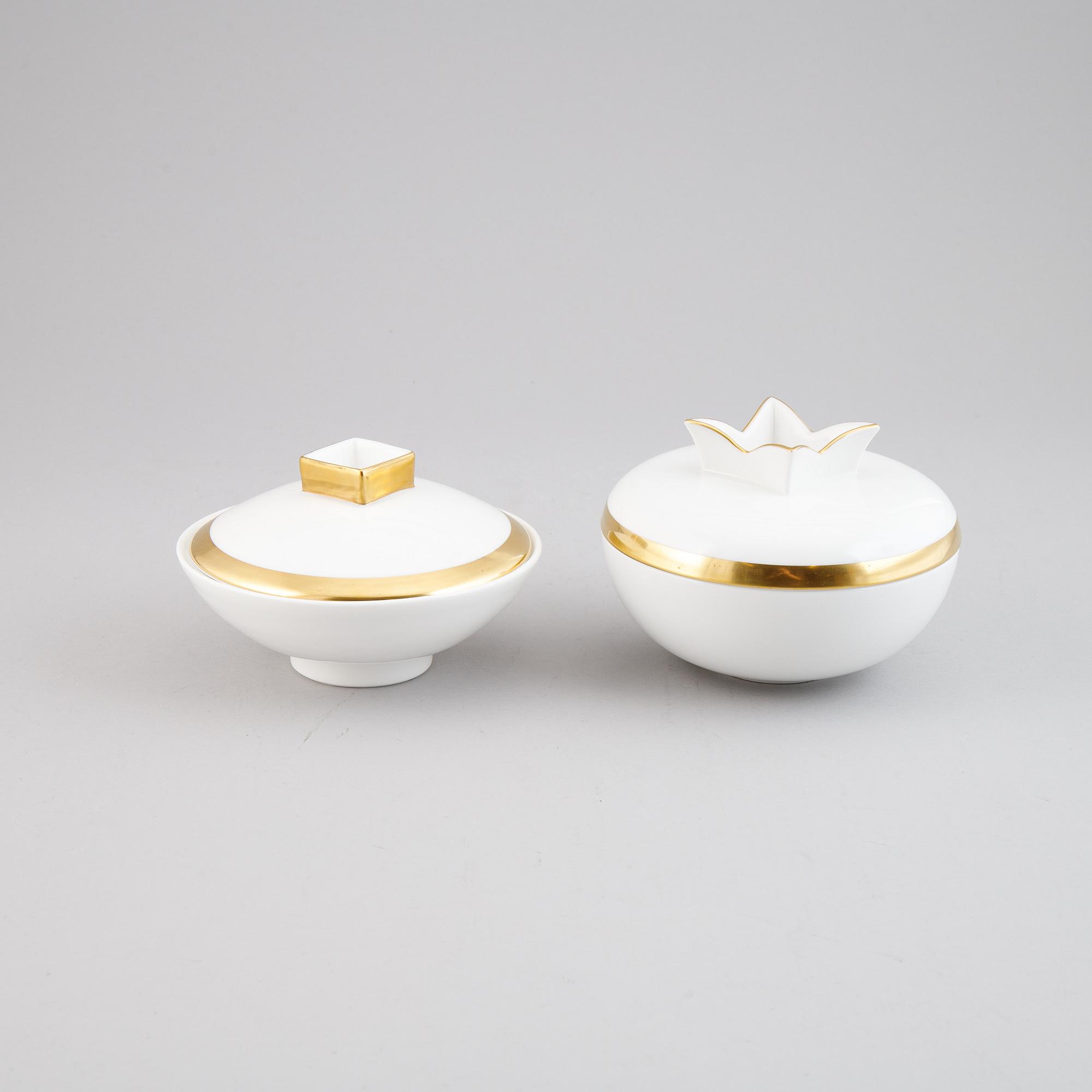 Karin Björquist, a 6-piece 'Nobel' bone china service, Rörstrand.
