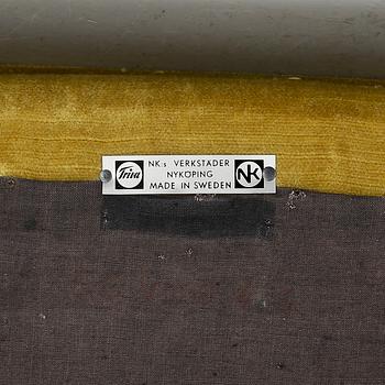 FÅTÖLJ, "Stora Eva", ur serien Paradiset, Kerstin Hörlin Holmqvist, NKs Triva-serie, 1950-60-tal.