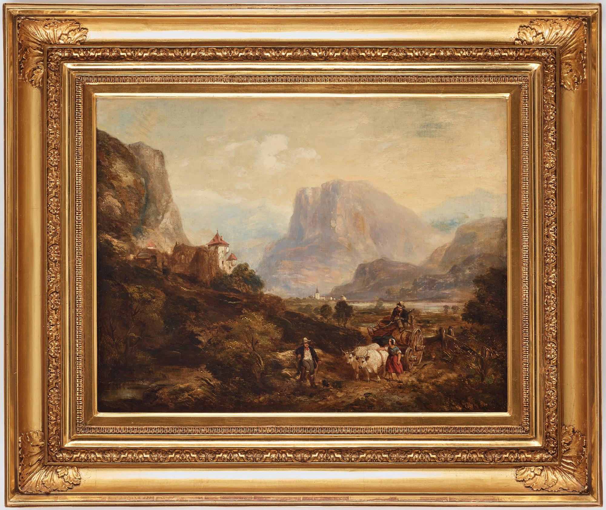 Unknown artist, 19th Century, oil on canvas/paper-panel.