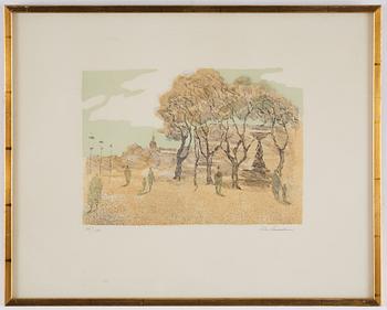 Lotte Laserstein, "Kungsträgården".