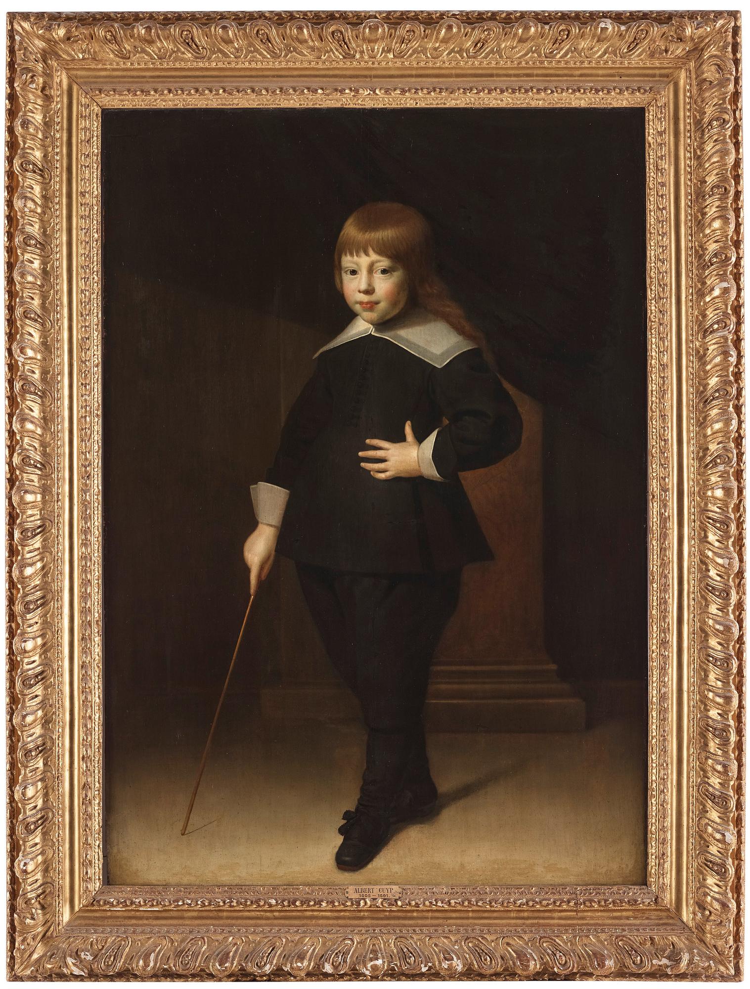 Aelbert Cuyp Hans krets, Helfigursporträtt av pojke.