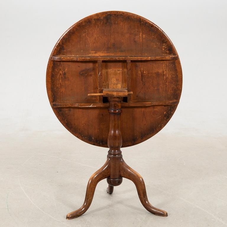 Folding table by Jacob Sjölin (master in Köping and Kungsör 1767-85).
