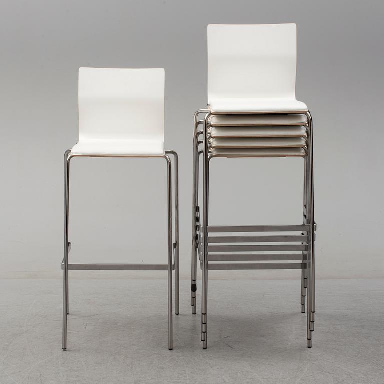 Six 'Adam' chairs by Yrjö Wiherheimo & Simo Heikkilä, Materia, 2016.