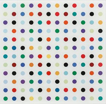 ANDREAS LUNDBERG, "Super dots", gicleetryck på plexiglas, signerad och numrerad a tergo 7/15.