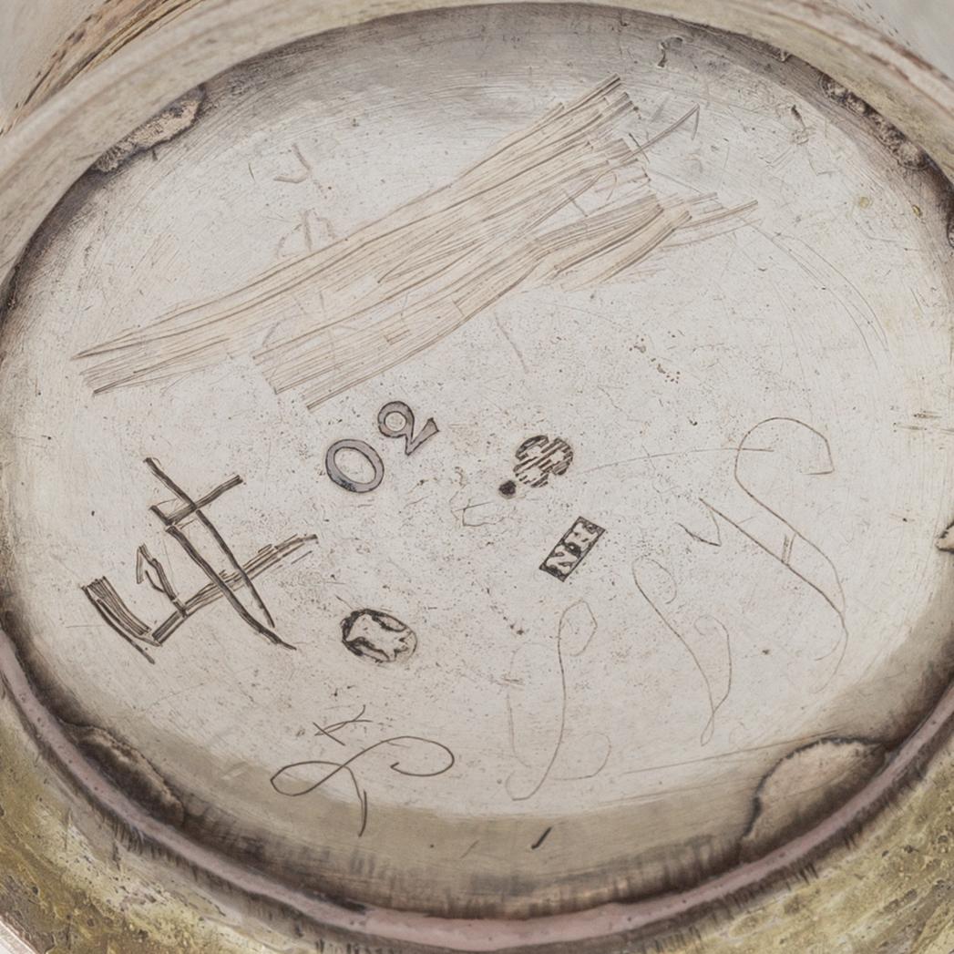 A Swedish silver beaker, mark of Nils Hoffsten, Stockholm 1796.