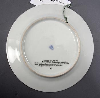 TALLRIKAR, ett par, porslin, Wien.