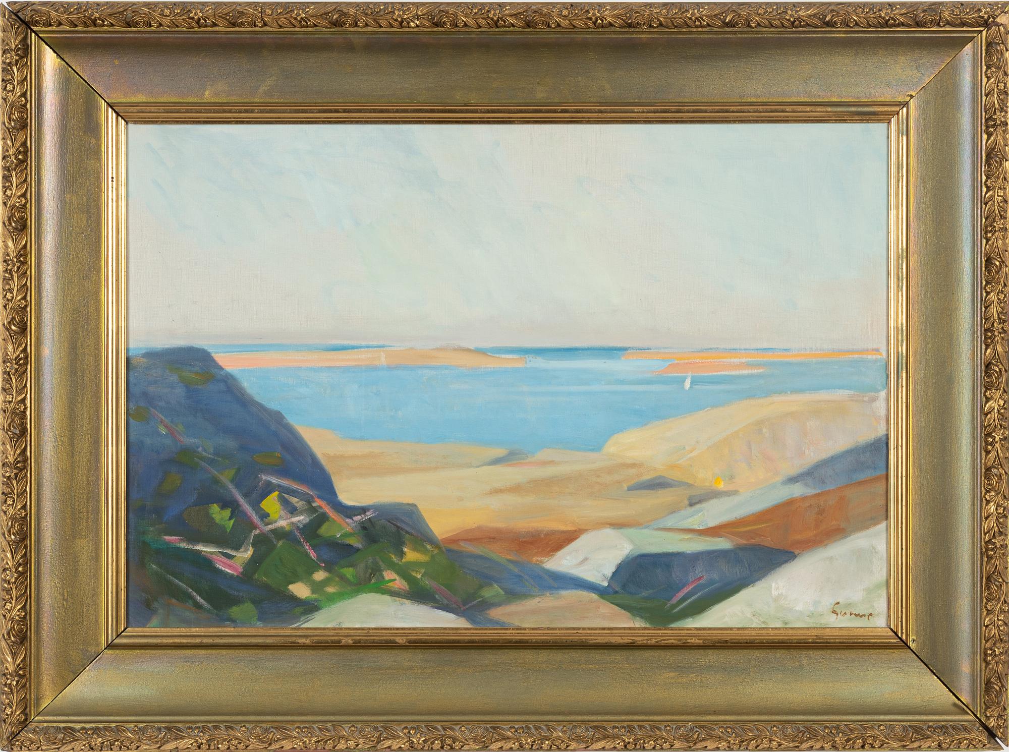 Carl Gunne, oil on canvas, signed.
