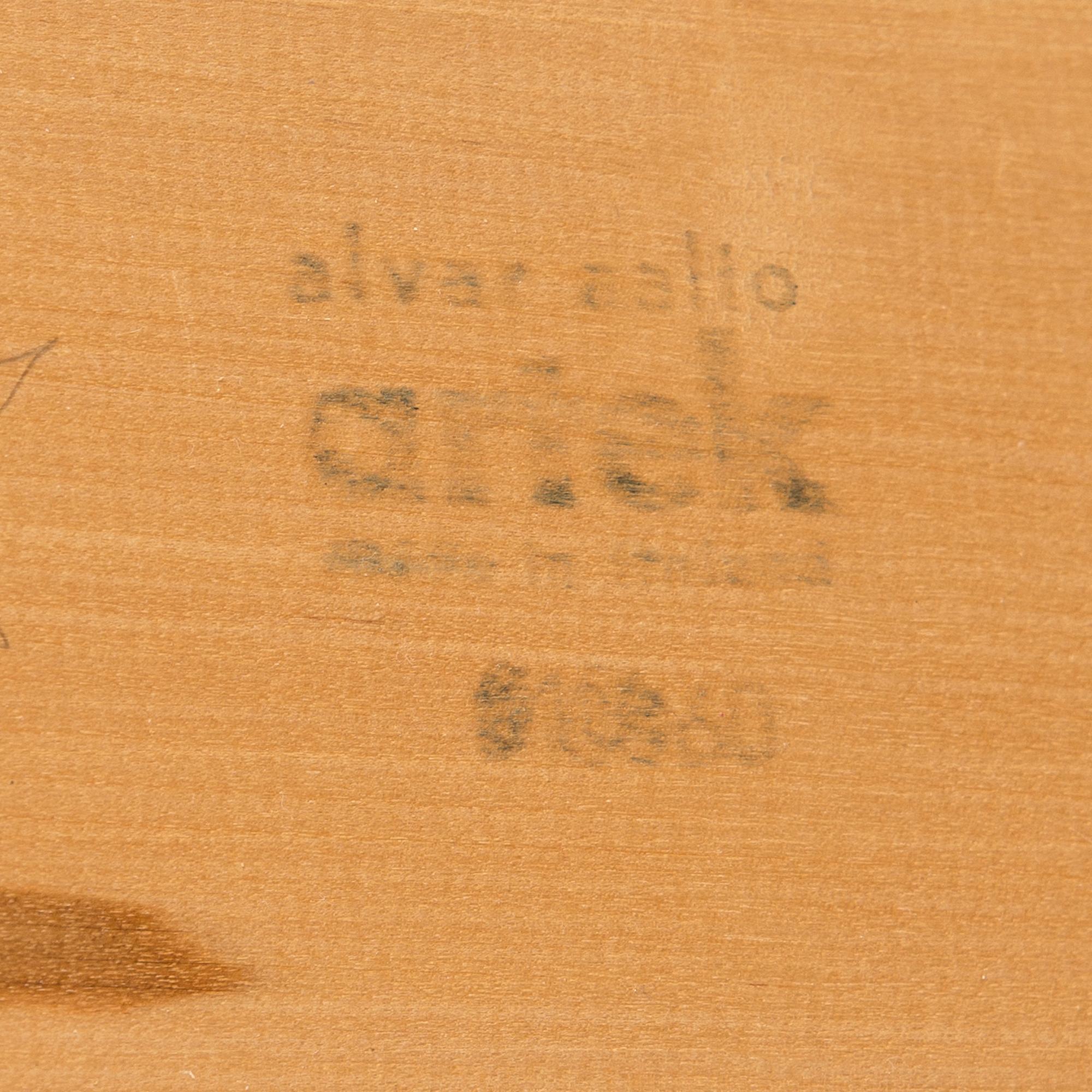 ALVAR AALTO, A TABLE. Artek, 1960/70s.