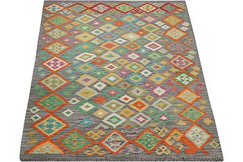 A Kilim rug, c. 201 x 152 cm.