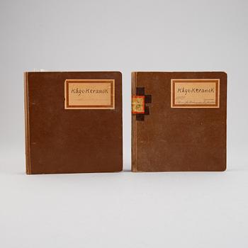 Wilhelm Kåge, two catalogues with models from Gustavsberg 1939.