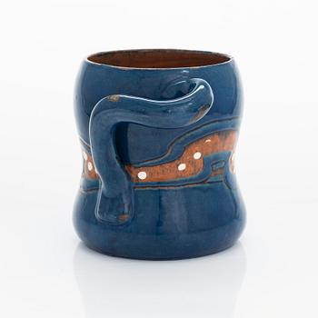 Alfred William Finch, a vase, signed A.W.F. IRIS Finland. Around year 1900.