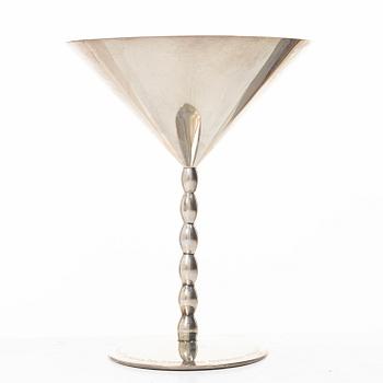 Goblet on foot, silver, Juvelerare Oscar Sjögren Ab, Gothenburg 1923.