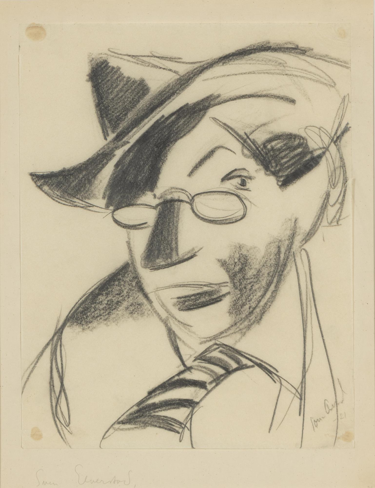 John Jon-And, Portrait depicting Sven Elvestad.