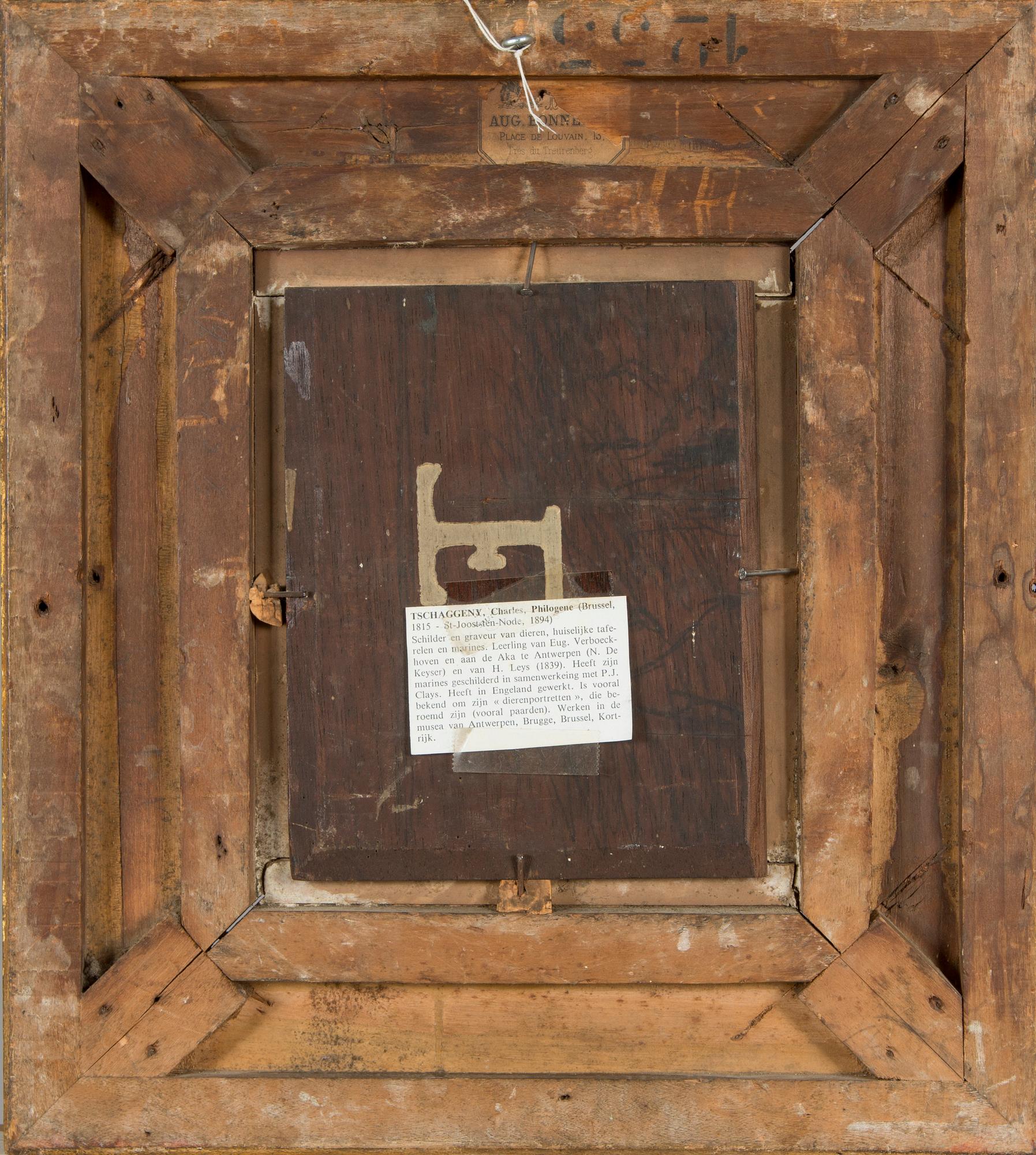 Charles Philogene Tschaggeny, White horse.