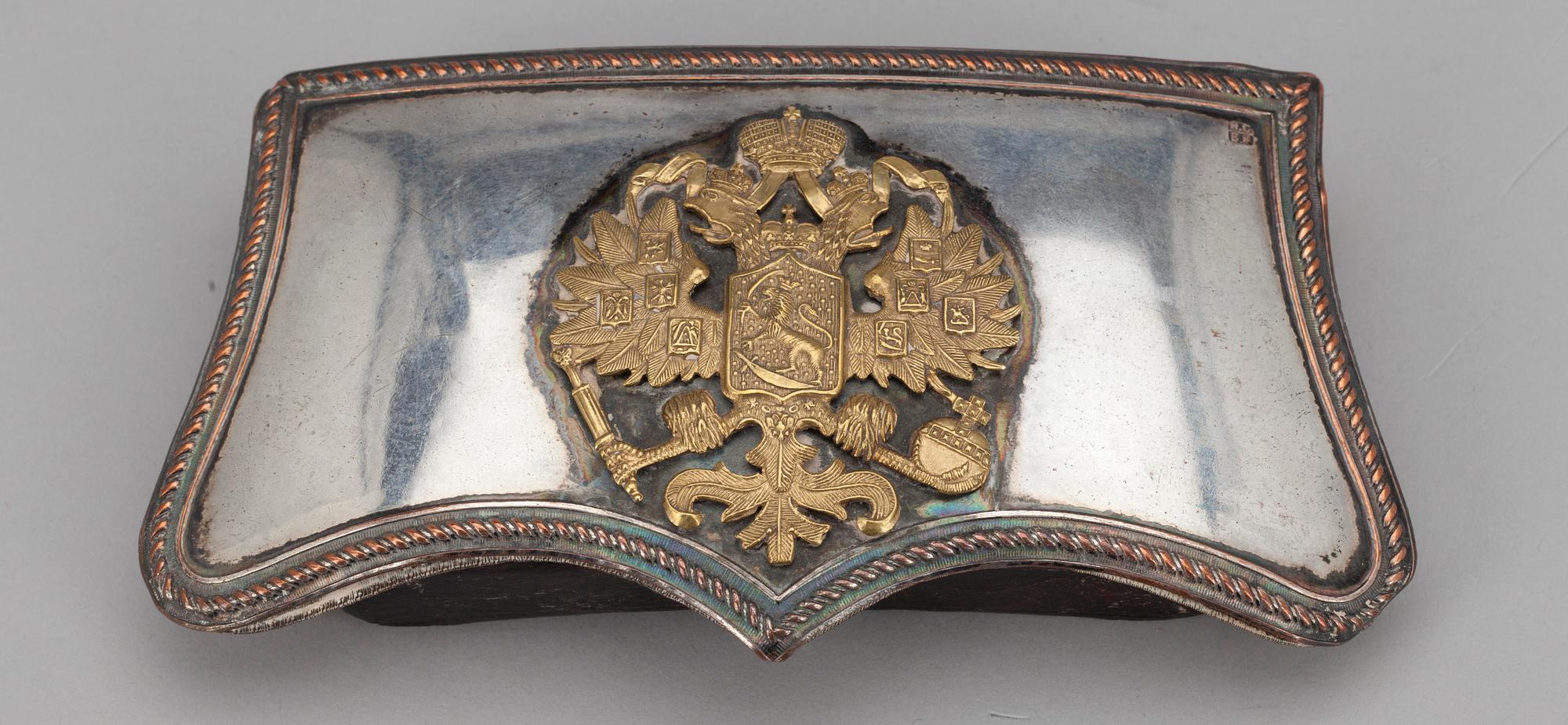 KARTUSCHVÄSKA, Ryssland, 1800-tal.