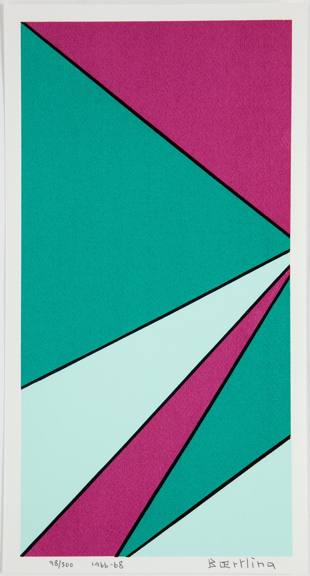 OLLE BAERTLING, "Xo", 1967, serigrafi, numrerad 98/300, dat. 1952-68.