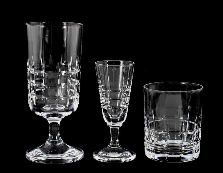 GLASSERVIS, 22 del, glas, "City", Vicke Lindstrand, Kosta.