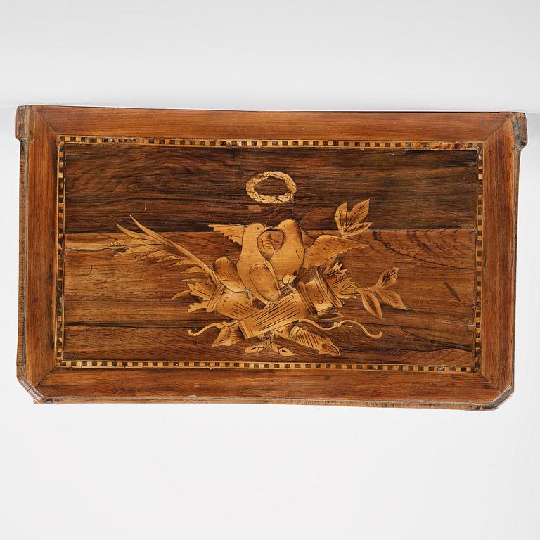 A presumably Italien Louis XVI miniature commode.
