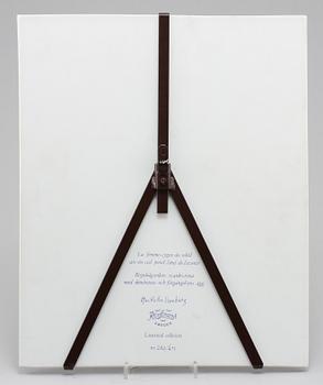 VÄGGPLAKETT, porslin, Max Walter Svanberg, numrerad 283/475, Rörstrand, 1900-talets andra hälft.