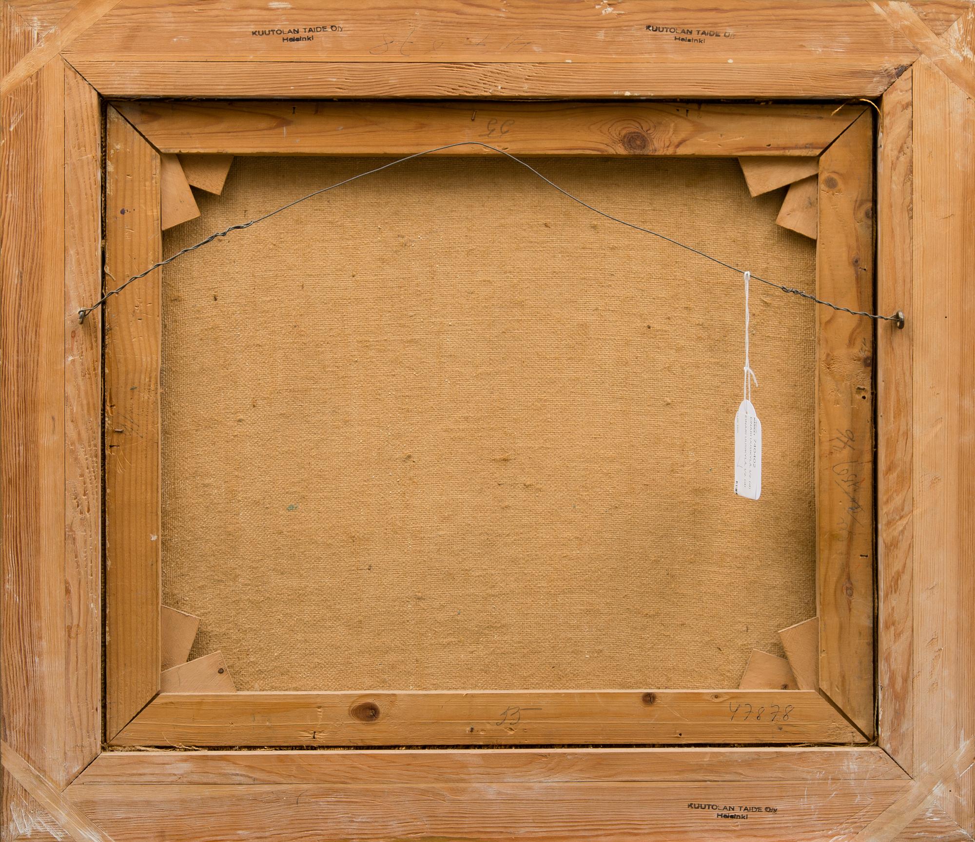 EINARI UUSIKYLÄ, öljy kankaalle, signeerattu ja päivätty 1953.