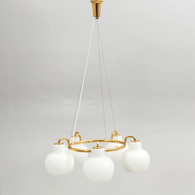 Vilhelm Lauritzen, Ceiling lamp, "VL Ring Crown 5", Louis Poulsen, Denmark.