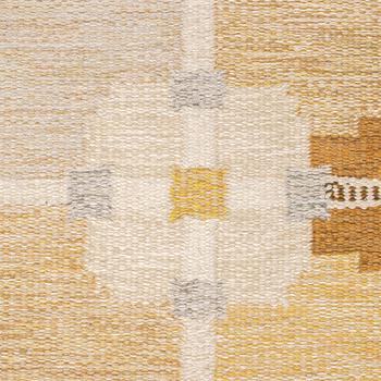 Ingegerd Silow, a carpet, "Dellen", flat weave, ca 236 x 168 cm, signed IS.