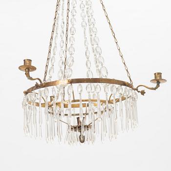 A Gustavian Chandelier, late 18th Century.