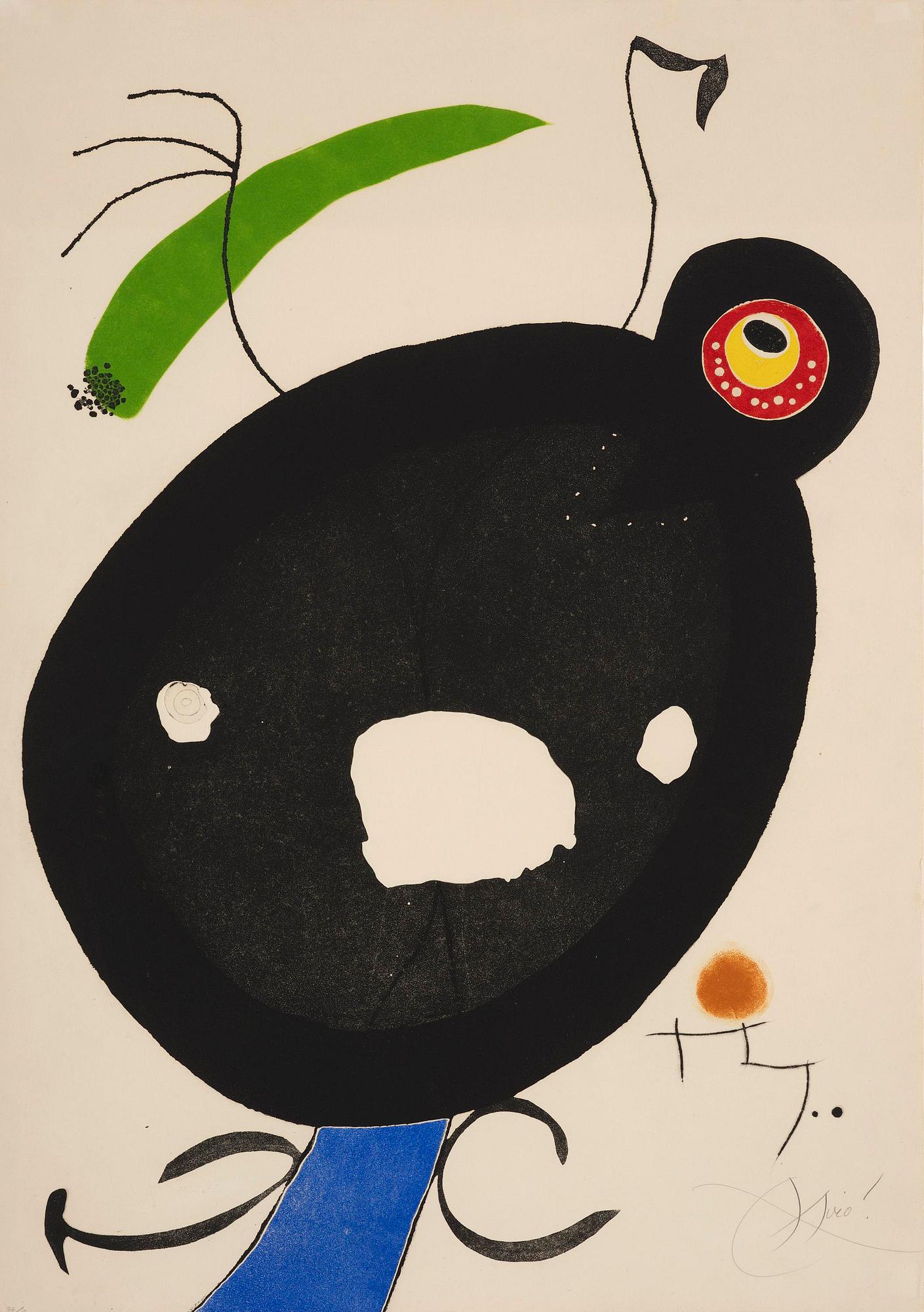Joan Miró, "Quatre colors aparien el món (Four Colours will beat the World)".