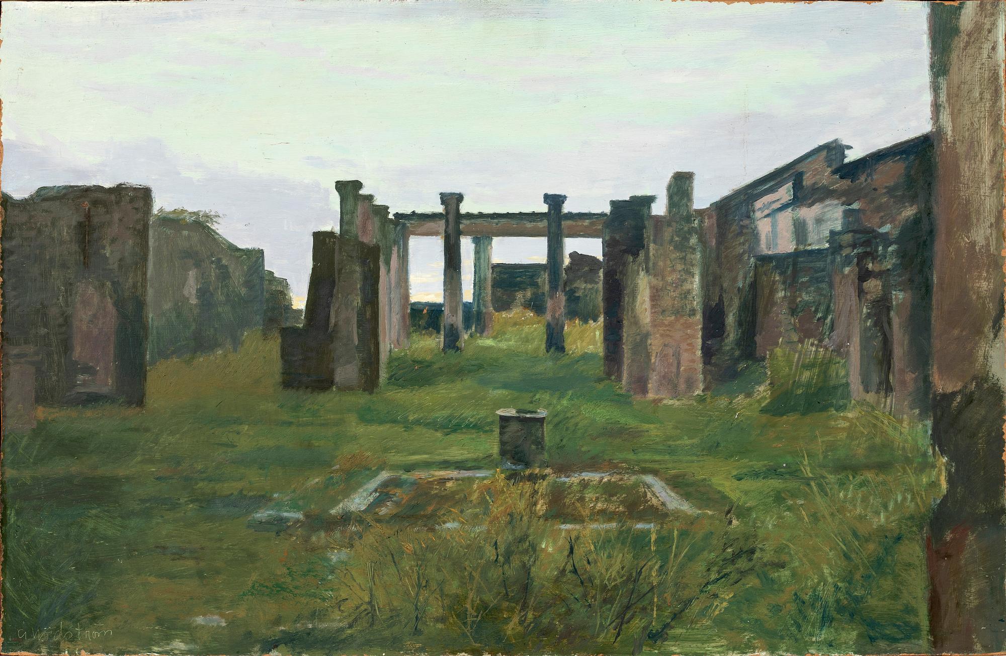 Gerhard Nordström, "Vindarnas hus, Pompeji".