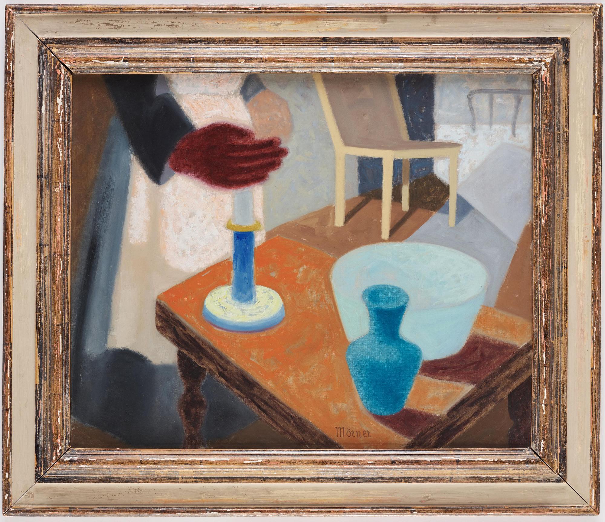 Stellan Mörner, "Interiör med figur".