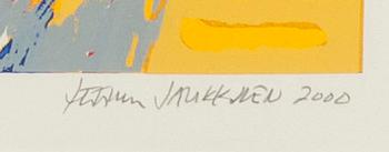 TEEMU SAUKKONEN, 2 st, serigrafi resp litografi, signerade, daterade och numrerade.